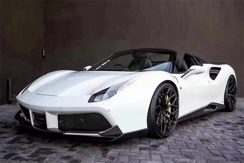 Novite Ross Style Carbon Fiber Body Kits for  488 GTB Wing Front Lip